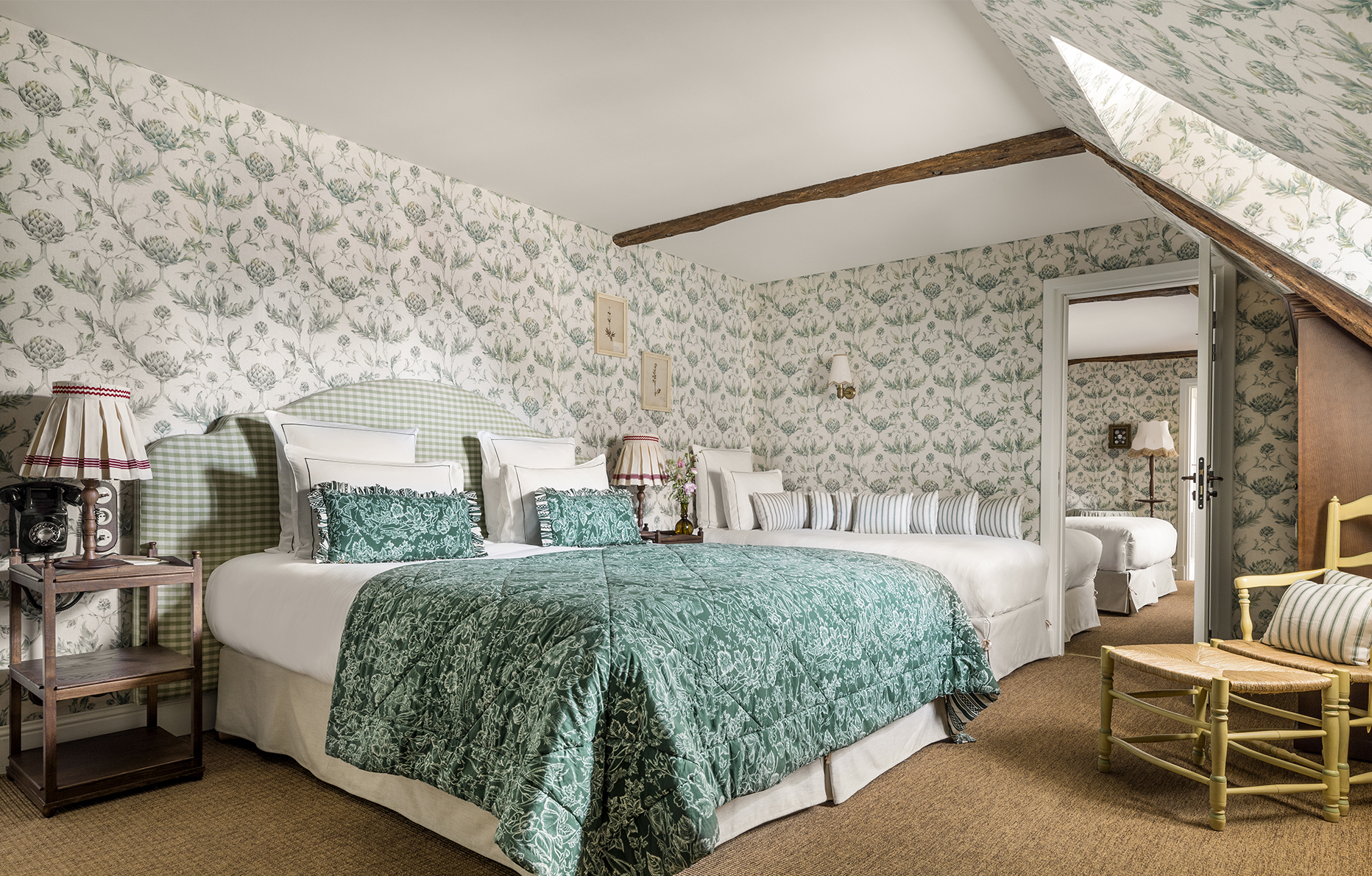 Vue d'une suite de la Ferme de l'Abbaye.