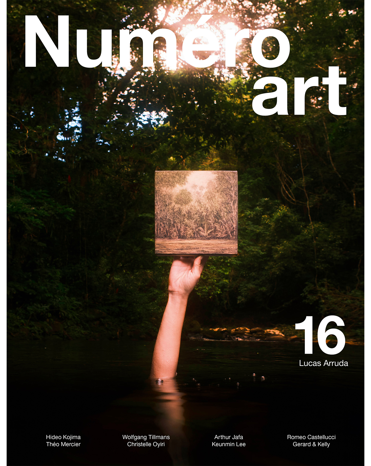 Lucas Arruda photographié par Vidar Logi en couverture du Numéro art 16.