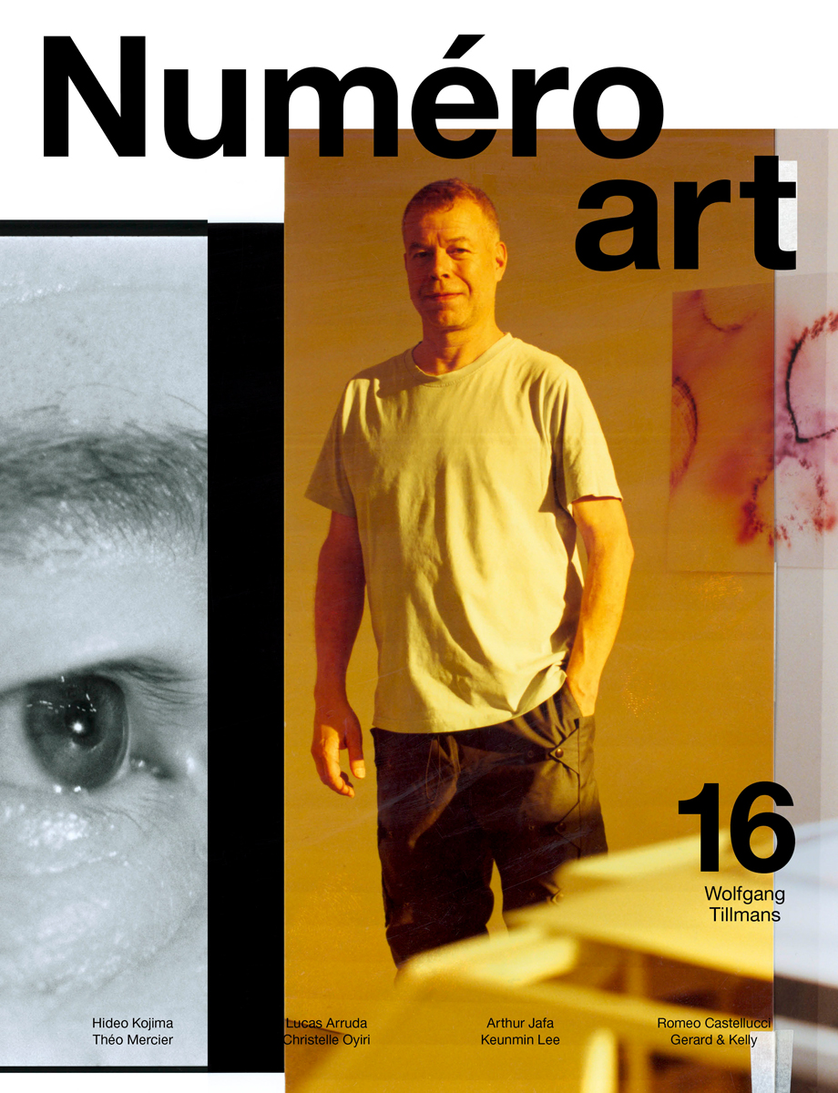Wolfgang Tillmans photographié par Suffo Moncloa en couverture du Numéro art 16.