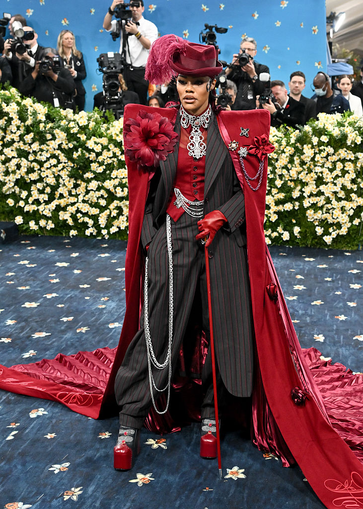Teyana Taylor en costume Ruth E. Carter au Met Gala 2025.